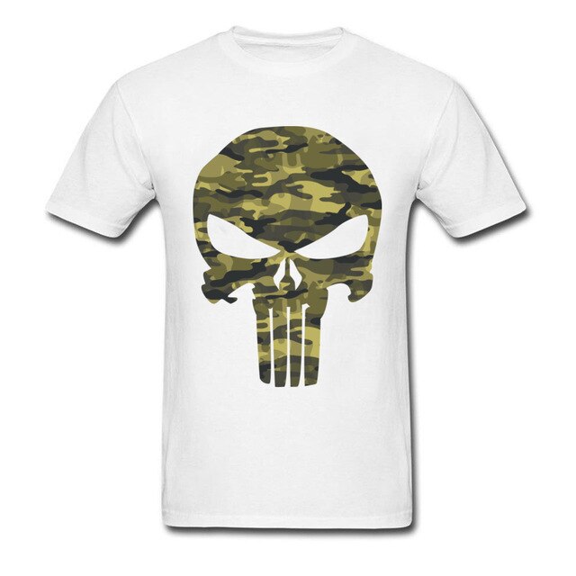 The Punisher Military Skull T-Shirt